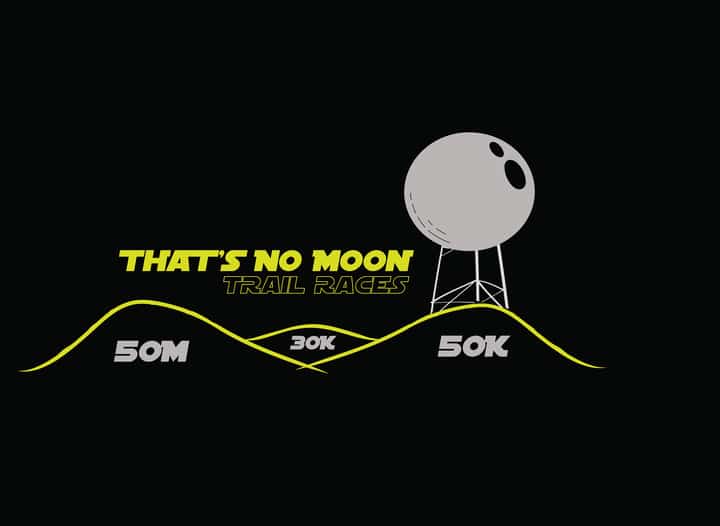 Photo of the That's No Moon 30K 2026 race course