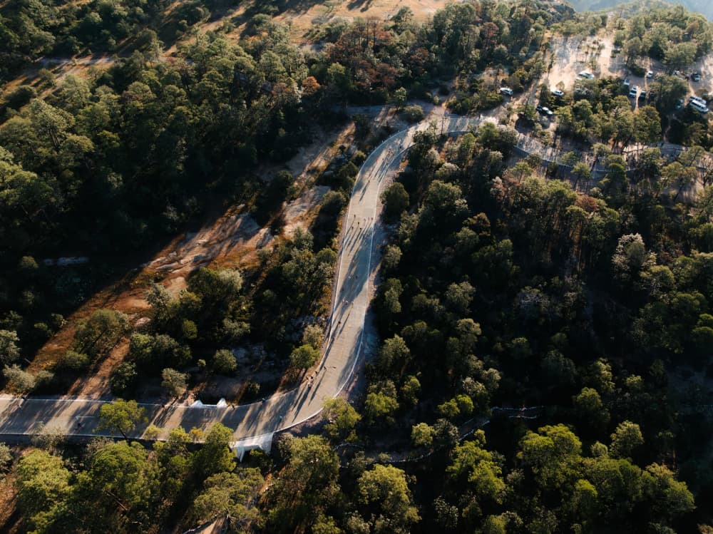 Chihuahua - Napurega 20K, 21 km — le parcours dont cette page mesure les 4 tronçons