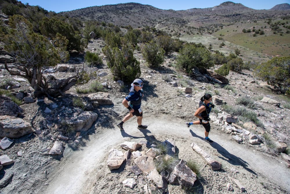 Desert RATS Trail Running Festival - 50K, 49 km — le parcours dont cette page mesure les 6 tronçons