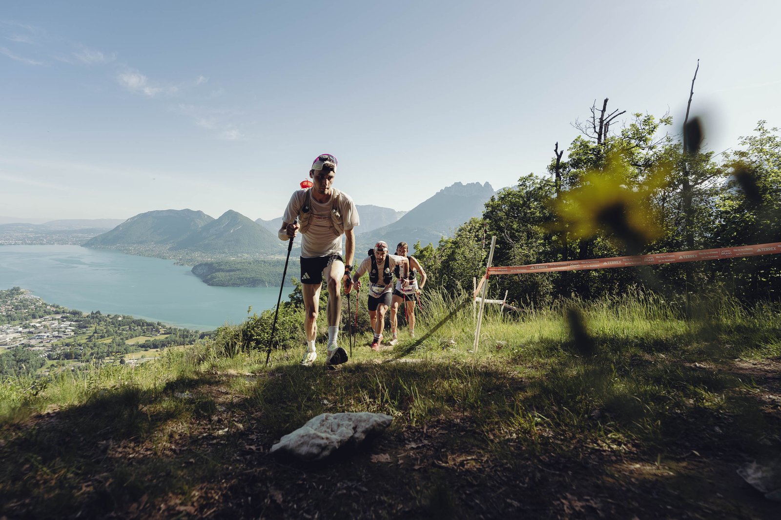 MaXi-Race - Quart de tour du lac (femme), 20 km — le parcours dont cette page mesure les 3 tronçons