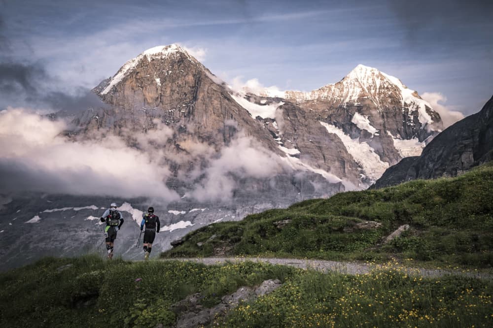 Eiger Ultra Trail - E35 - North Face Trail, 35 km — le parcours dont cette page mesure les 8 tronçons