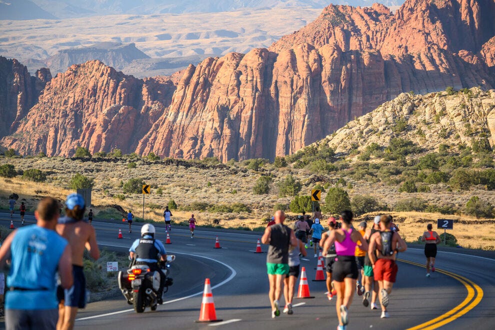 Photo of the St. George Marathon 2026 course