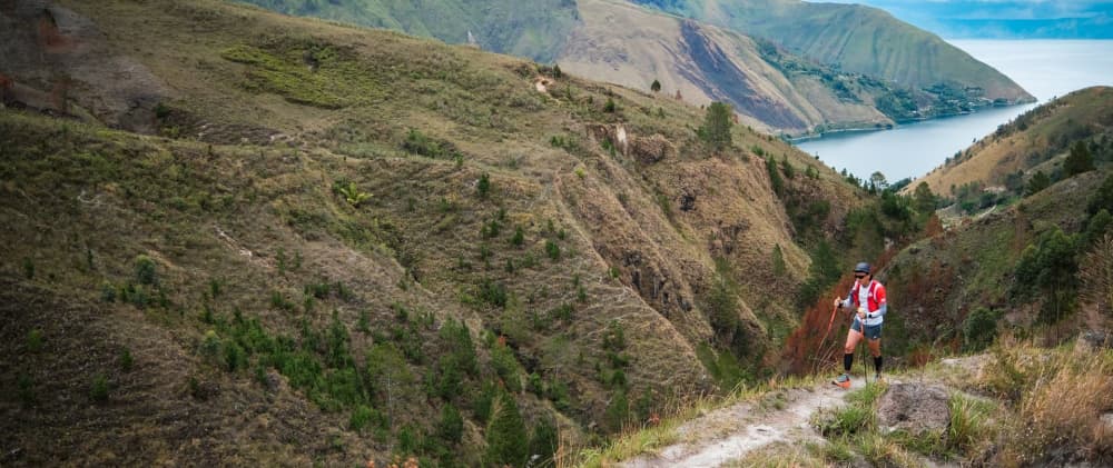 Trail of the Kings - Lake Toba - King's Ascent 28K, 24 km — le parcours dont cette page mesure les 4 tronçons