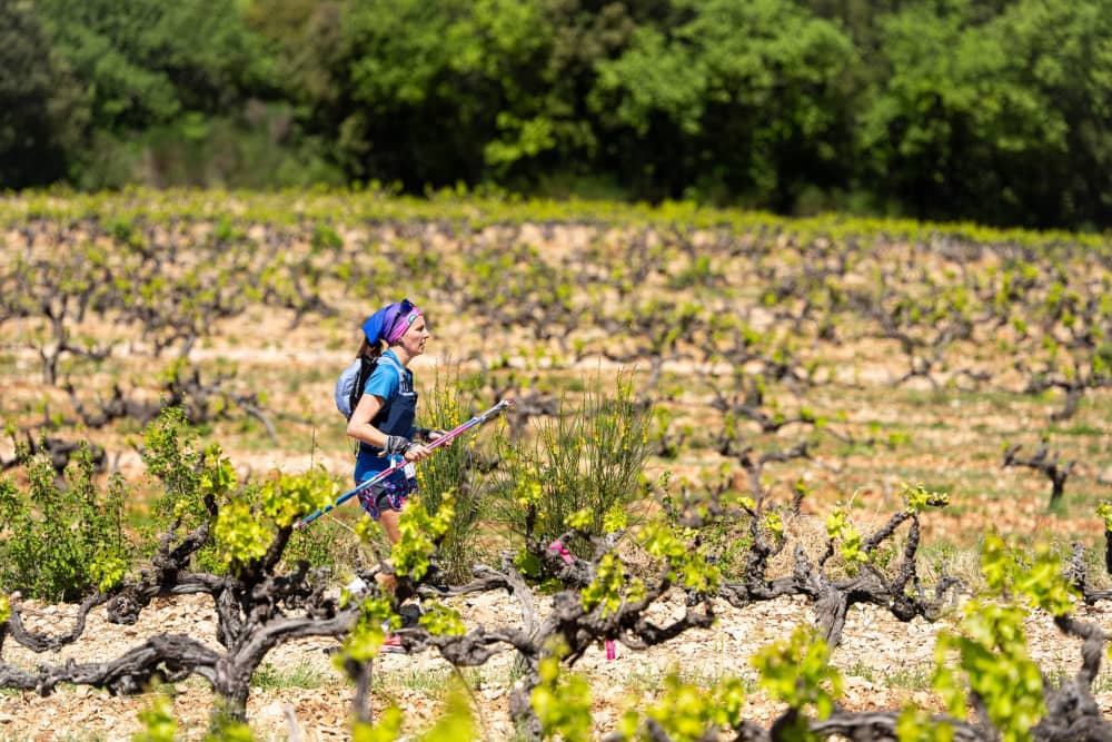 Grand Raid Ventoux - TDC - Trail des Coteaux, 26 km — le parcours dont cette page mesure les 3 tronçons